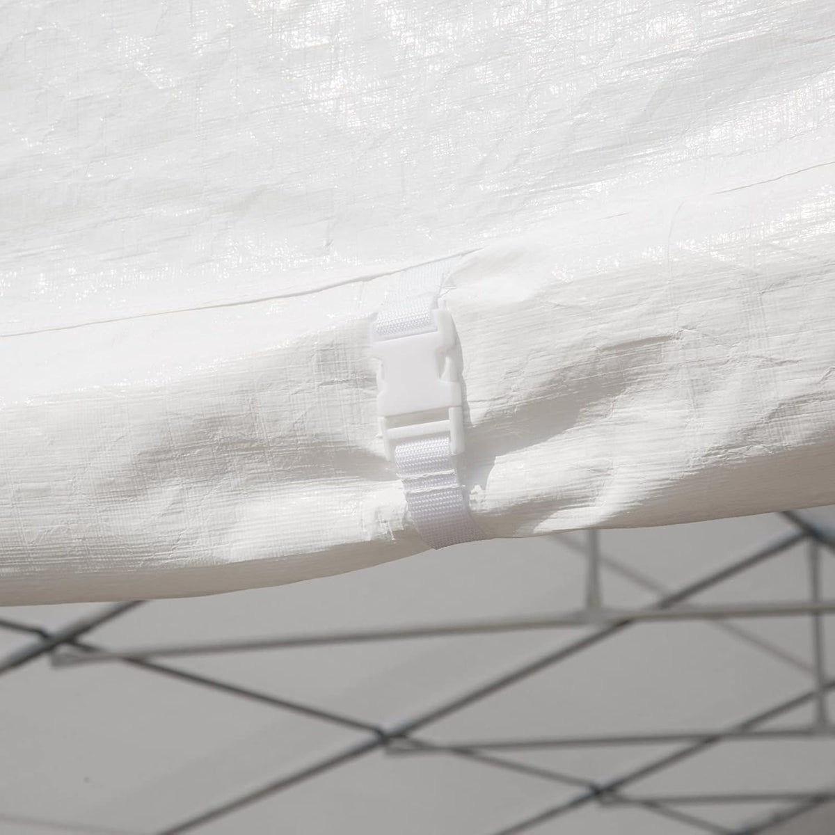 White Heavy Duty Carport Canopy with Removable Sidewalls and Windows C854