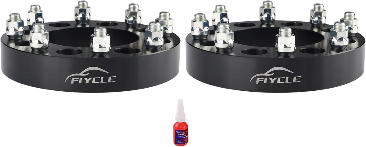 2PCS 8x6.5 to 8x180 Forged Wheel Adapters, 1.5 inch, M14x1.5, Pack of 2 W98223