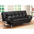 Black Convertible Futon Sofa X819