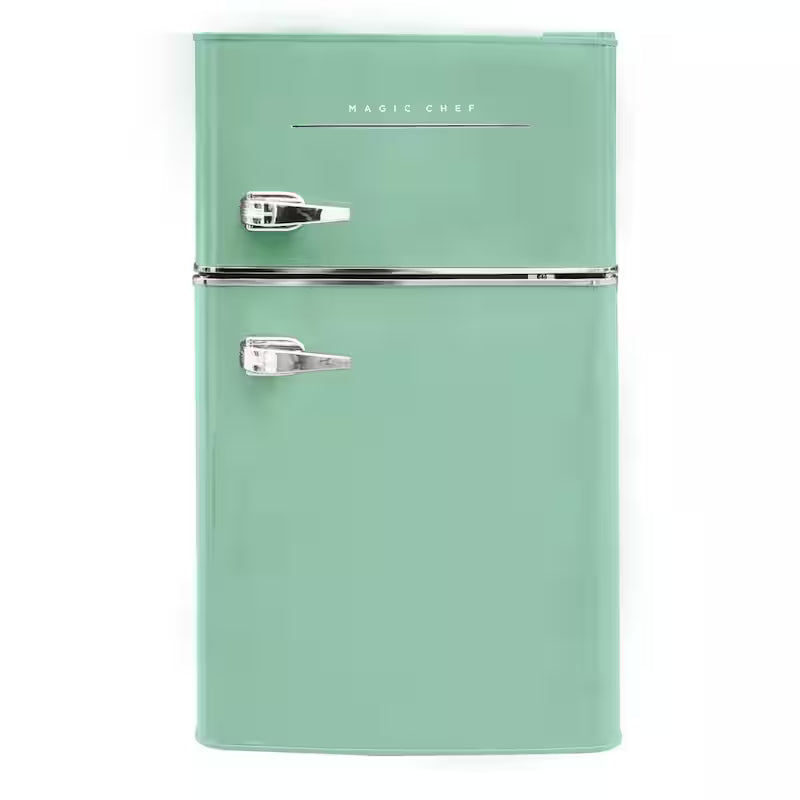 Mint Green 3.2 cu. ft. 2-Door Mini Fridge Z1228