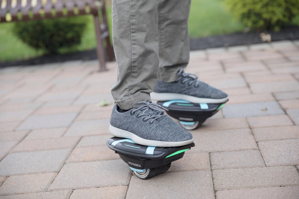 Blue Ride On Hover Skates J956861