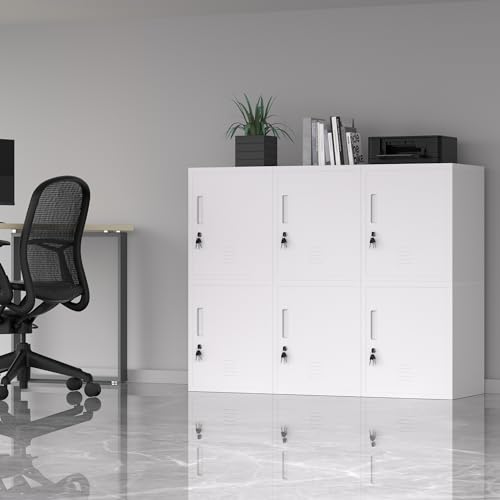 Black Metal Storage Locker Cabinet with Locking Door and Adjustable Shelf R564255