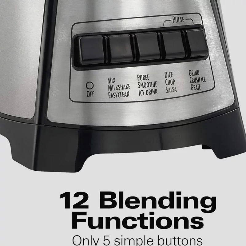 Countertop Blender 12 Functions 40oz Glass Jar Black P247