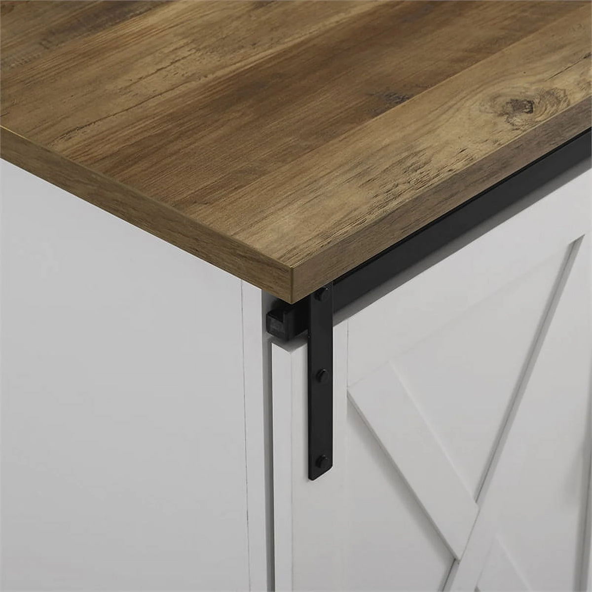 Modern Wood TV Stand up to 58" Solid White Z465