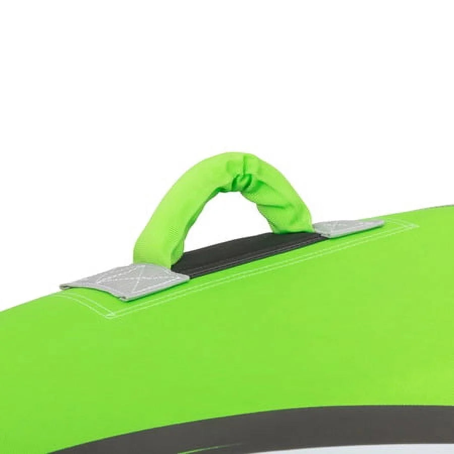 4-Person Towable Boat Tube Float, Heavy-Duty Nylon, Green J2012