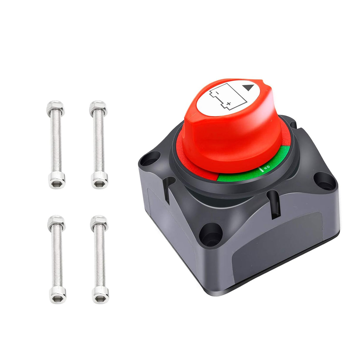 Battery Switch Disconnect Switch, 12-48V 600A On/Off Battery Isolator, Pack of 2 S437
