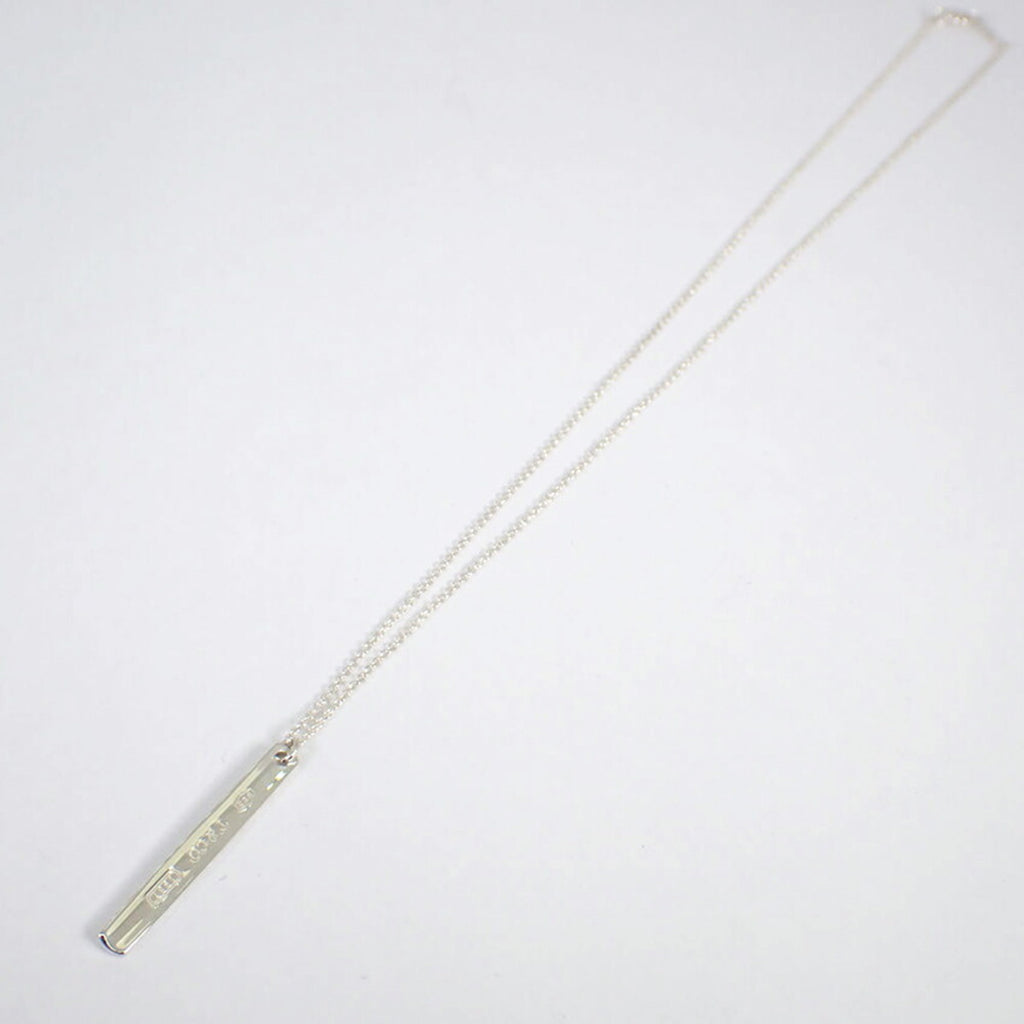 925 Silver Bar Pendant Necklace E94137