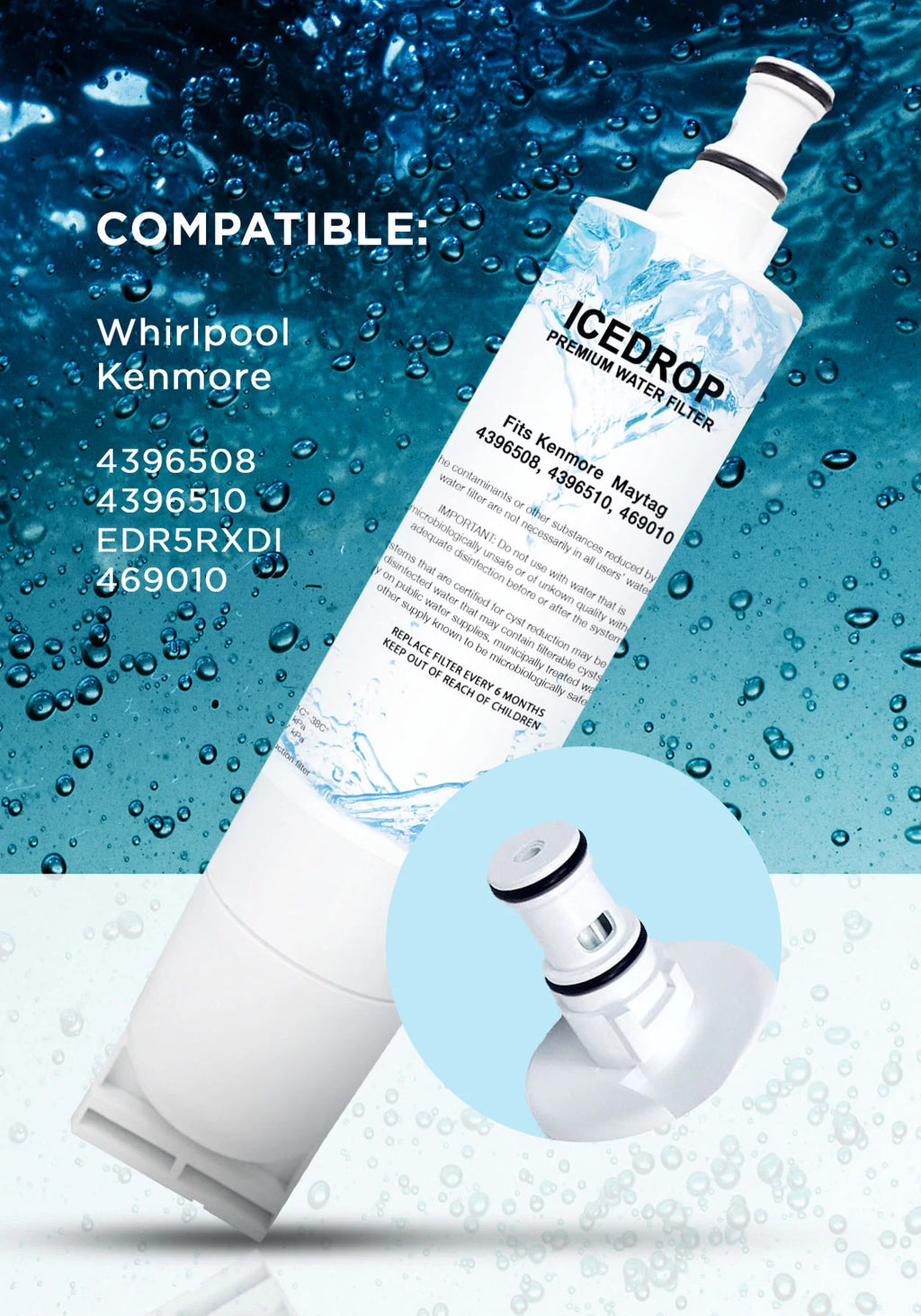 Refrigerator Water Filter 4-Pack C63010
