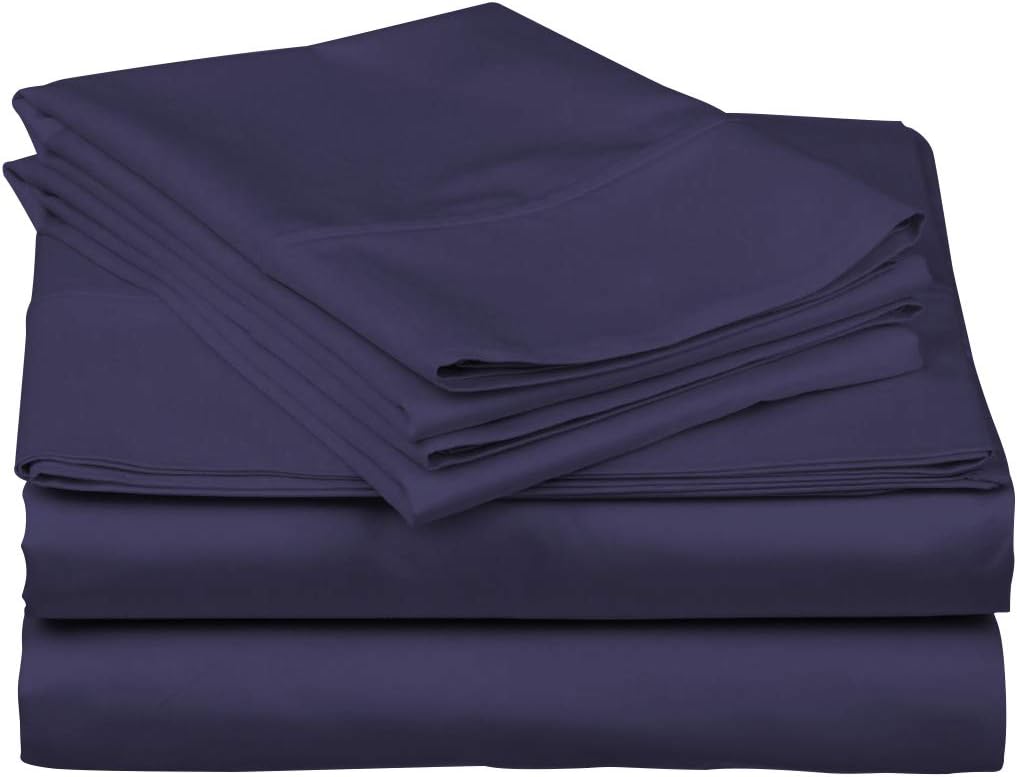 800 Thread Count Egyptian Cotton 4 Piece Twin Sheet Set White G756