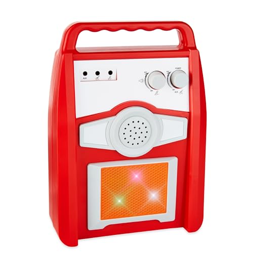 Blue Kids Electric Musical Guitar Play Set with Microphone and Amp A75526