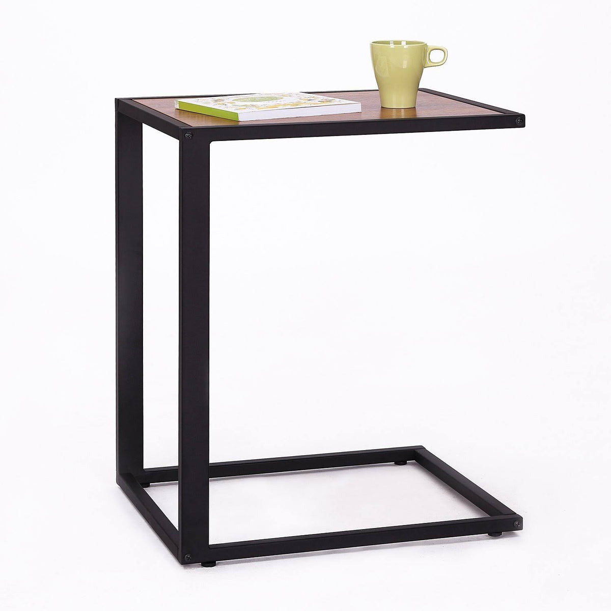 Black Metal C End Table L145