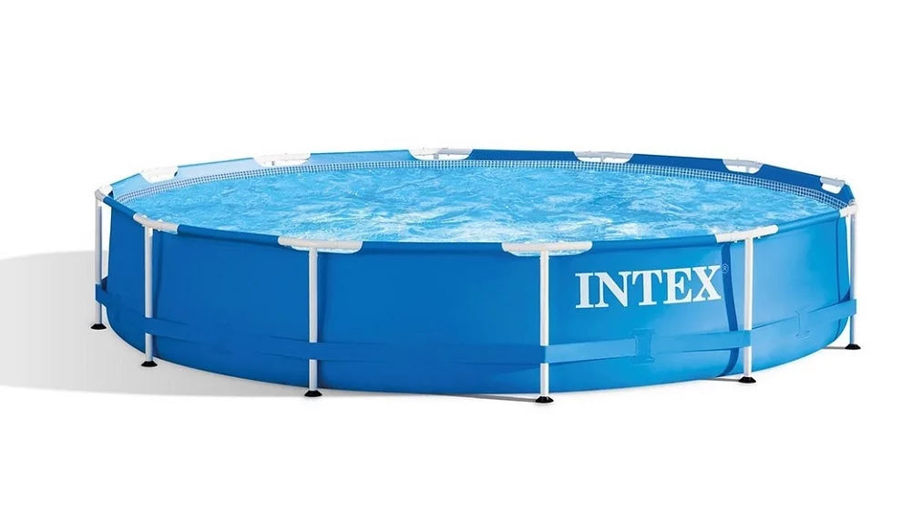 12' x 30 Metal Frame Swimming Pool with Pump & Filters E8699