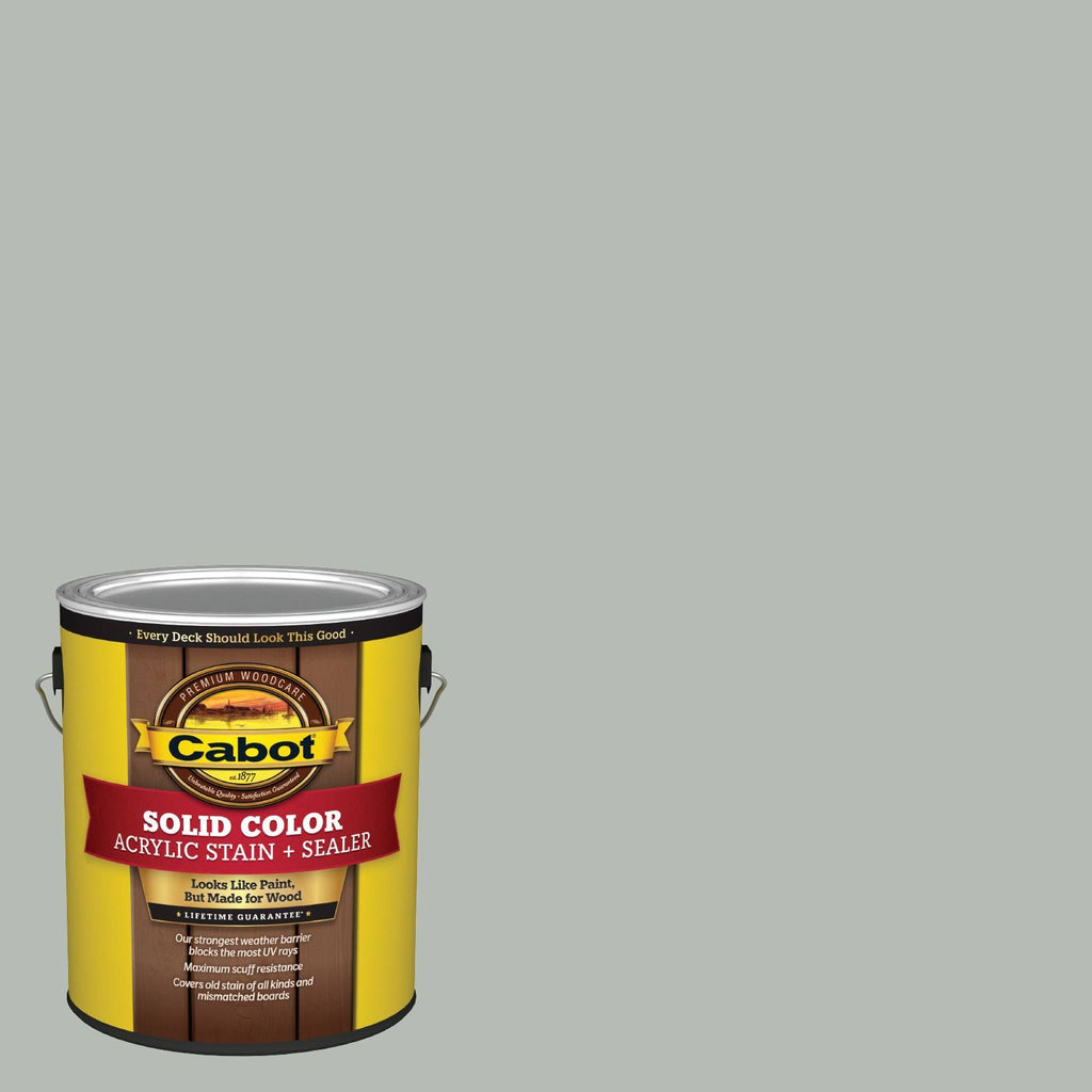 Pre-Tinted Solid Exterior Wood Stain and Sealer (1-Gallon) Z873