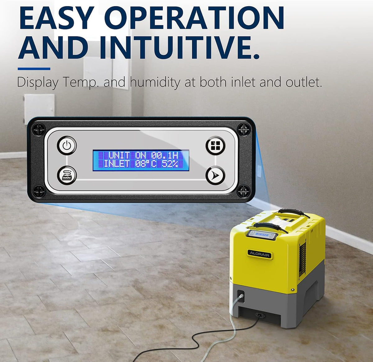 180 PPD Commercial Dehumidifier with Pump Drain Hose L5299