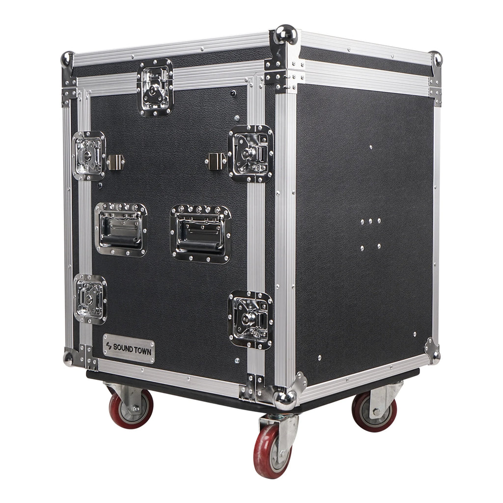 12U Plywood PA Rack Case with Casters U7570