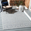 Blue/Navy Geometric Area Rug R923