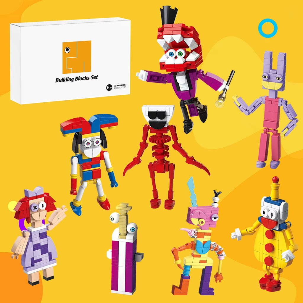 8 in 1 Digital Circus Building Blocks Toys Set C203