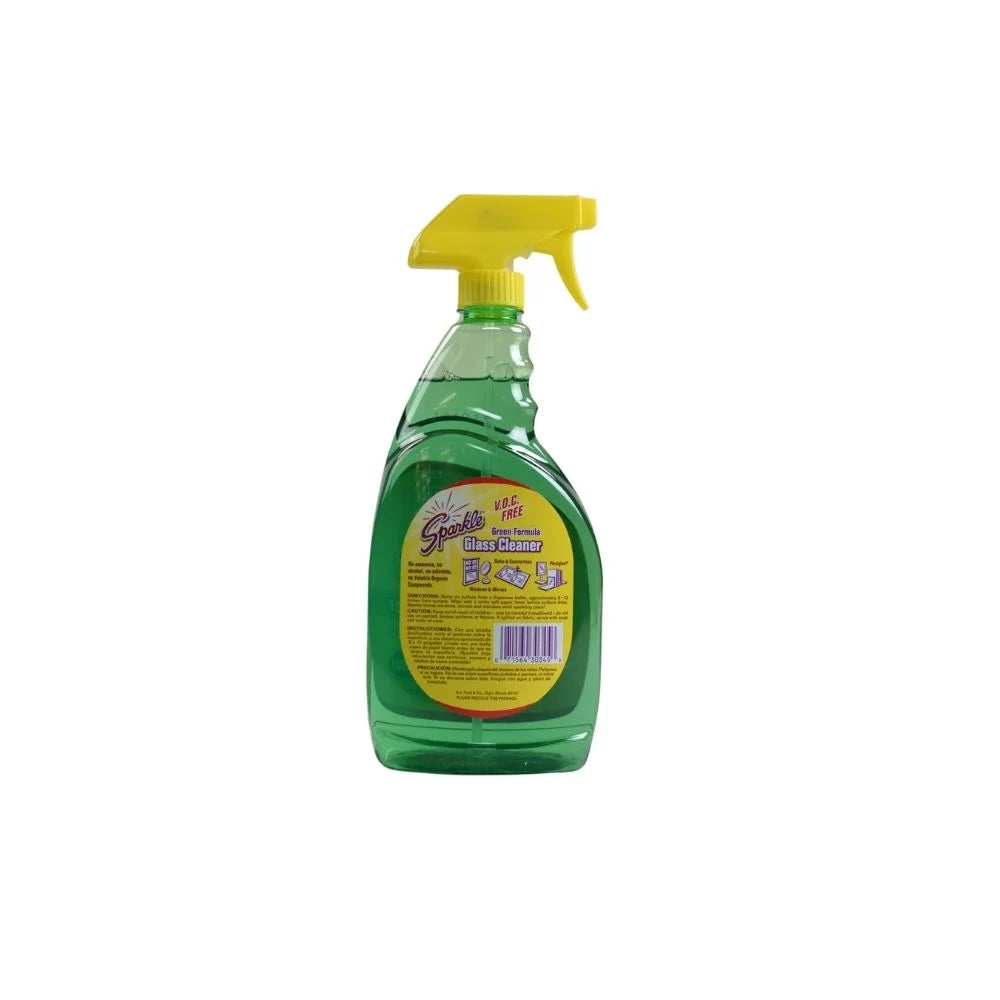 Glass Cleaner Spray, V.O.C Free, 33.8 FL OZ (Pack of 6) H510