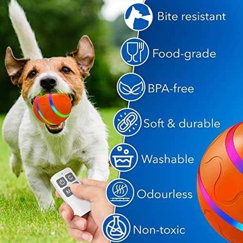 Interactive Dog Toy Ball with Remote Control I15754