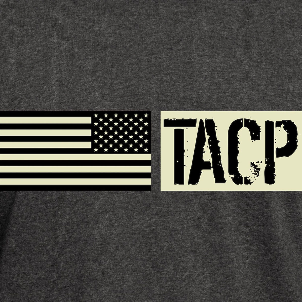 U.S. Air Force TACP Black Flag Dark T Shirt - 100% Cotton T-Shirt O2388