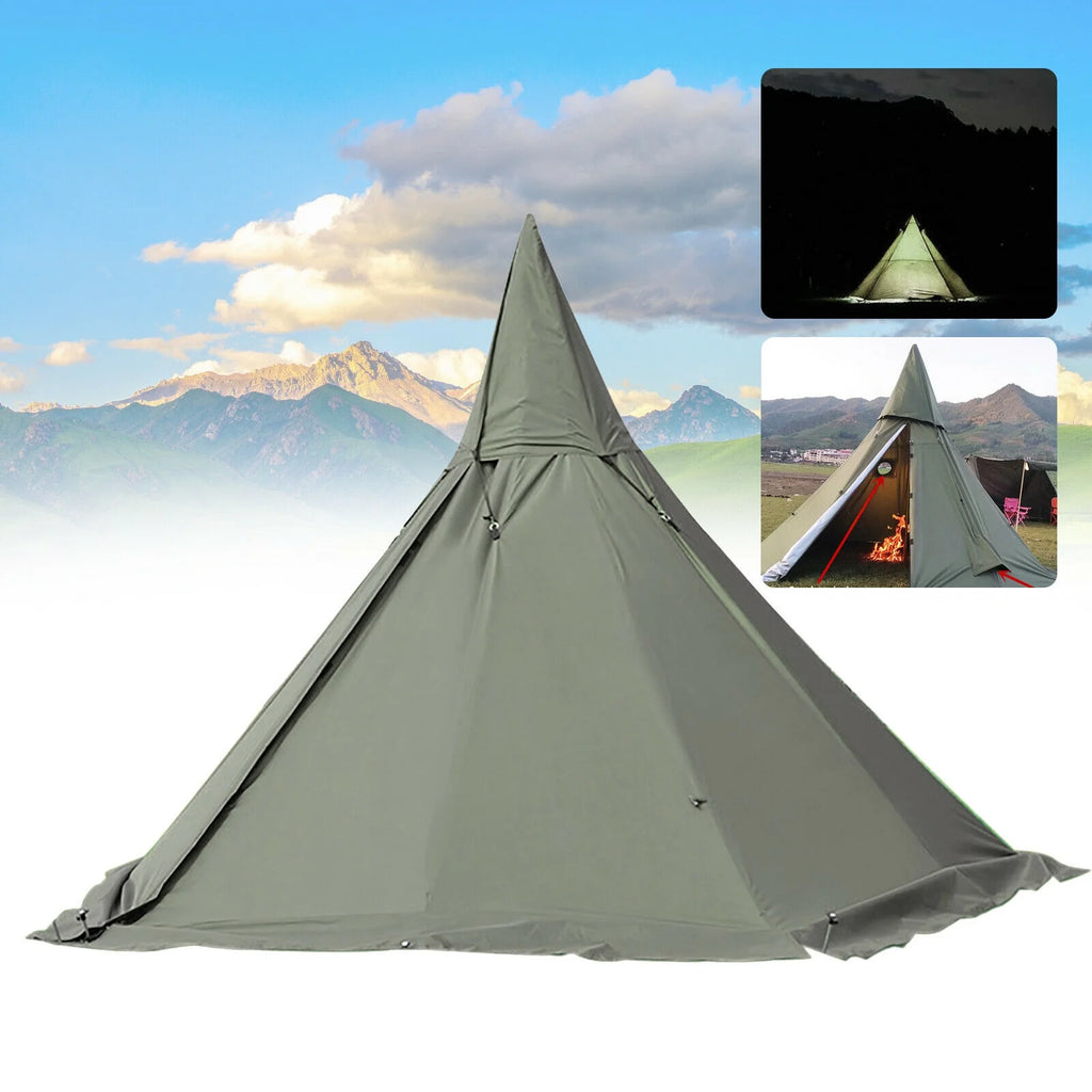 Pyramid Tent 4-Season Portable 2 People 7.2ft Height M84511
