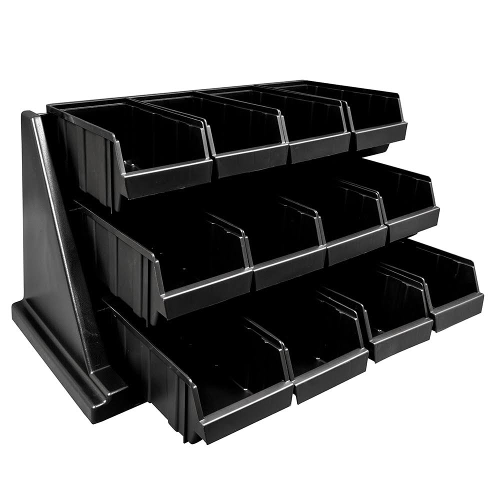 Black 12 Bins Organizer Rack B230494