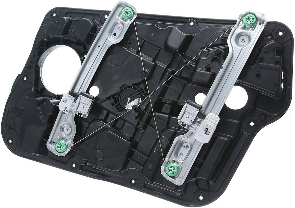 Electric Power Window Regulator Without Motor With Panel Compatible with Hyundai Sonata 2011-2014 Sedan Front Right Passenger Side Pack of 2 E52933