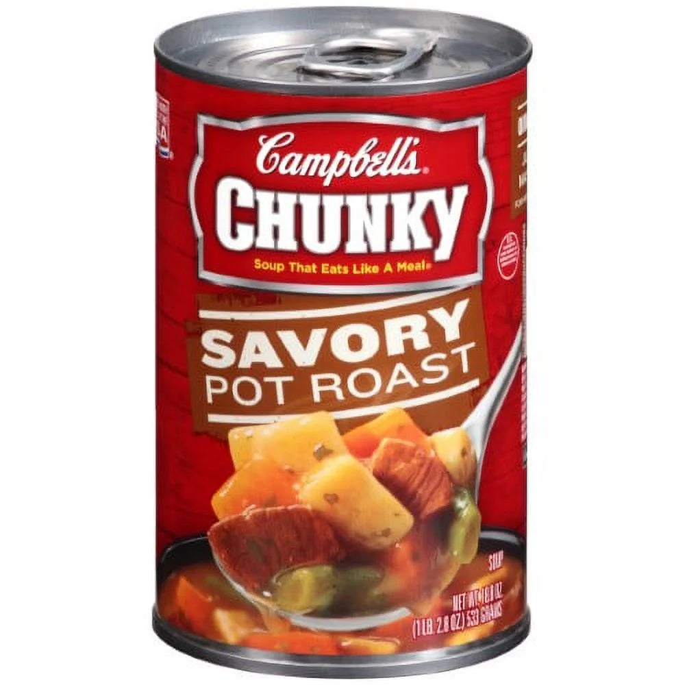 Chunky Savory Pot Roast Soup Pack of 8 E107898