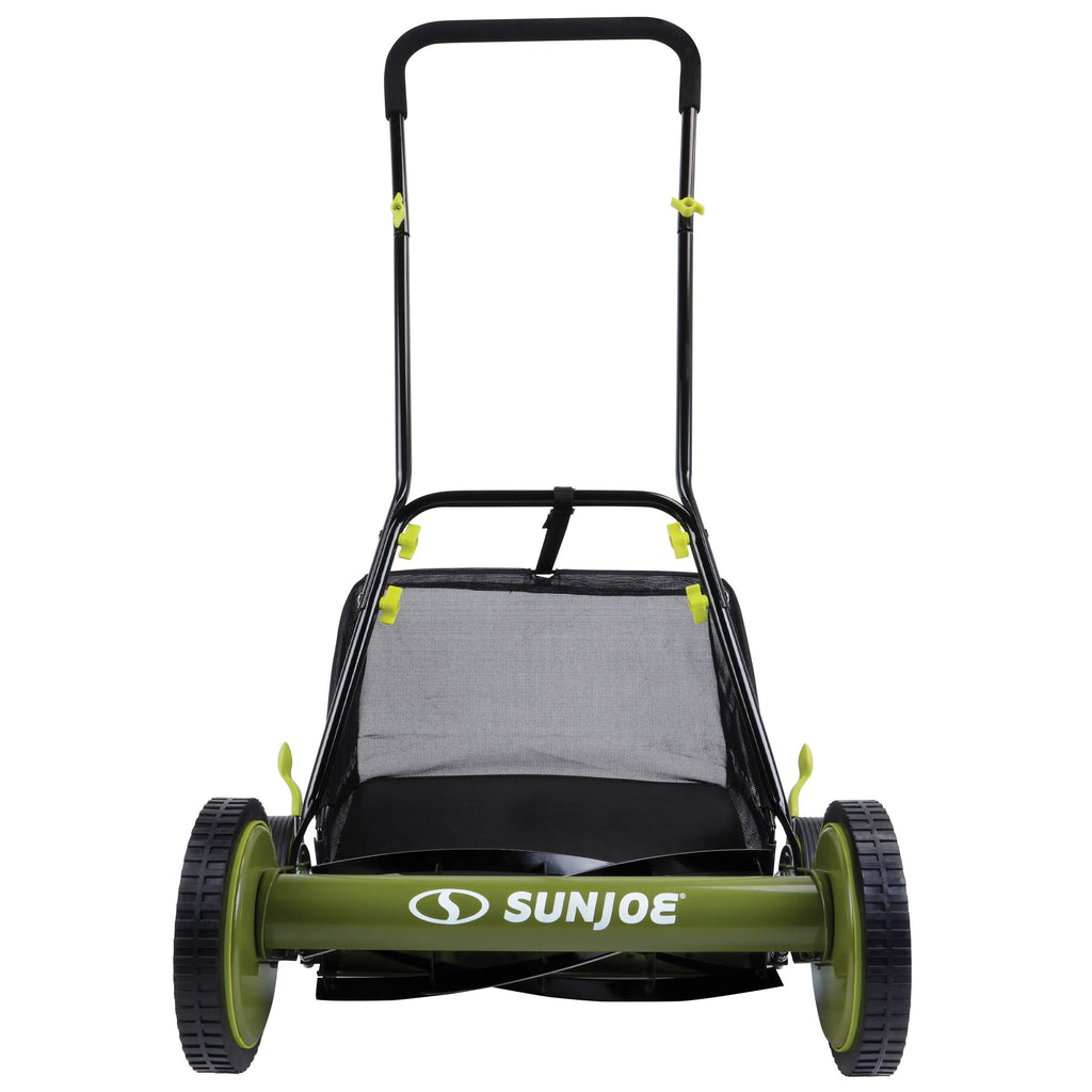 Black Manual Reel Mower with Grass Catcher R841