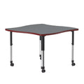 Commercial Desk with Casters O19816