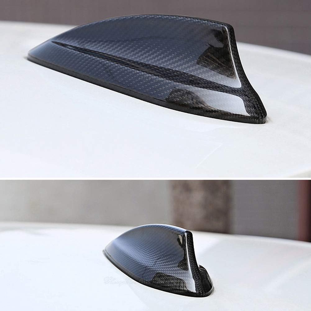 Carbon Fiber Shark Fin Antenna Cover Trim Cap, Pack of 2 Q162093