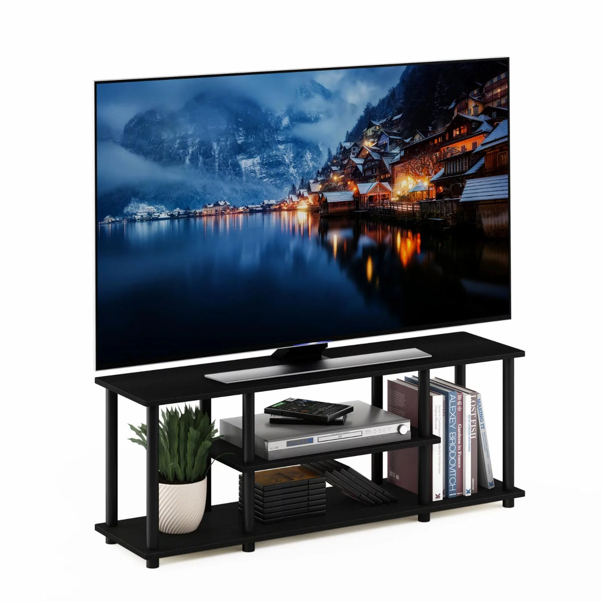 3-Tier Oak White TV Stands O59664