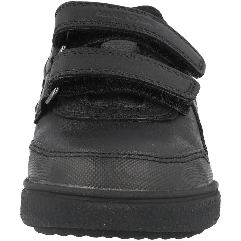 Black Smooth Leather School Shoes M5902