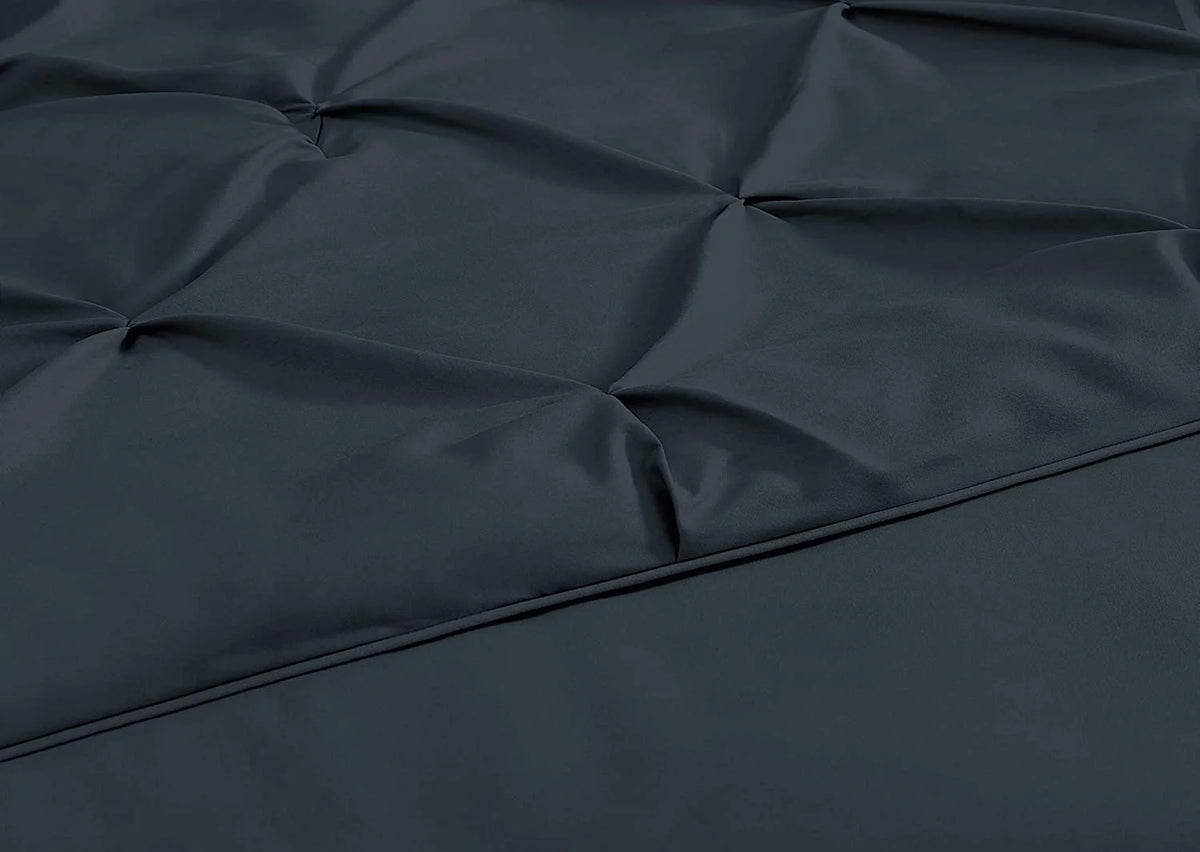 7-Piece Pintuck Comforter Set, Queen, Shadow Gray S27397
