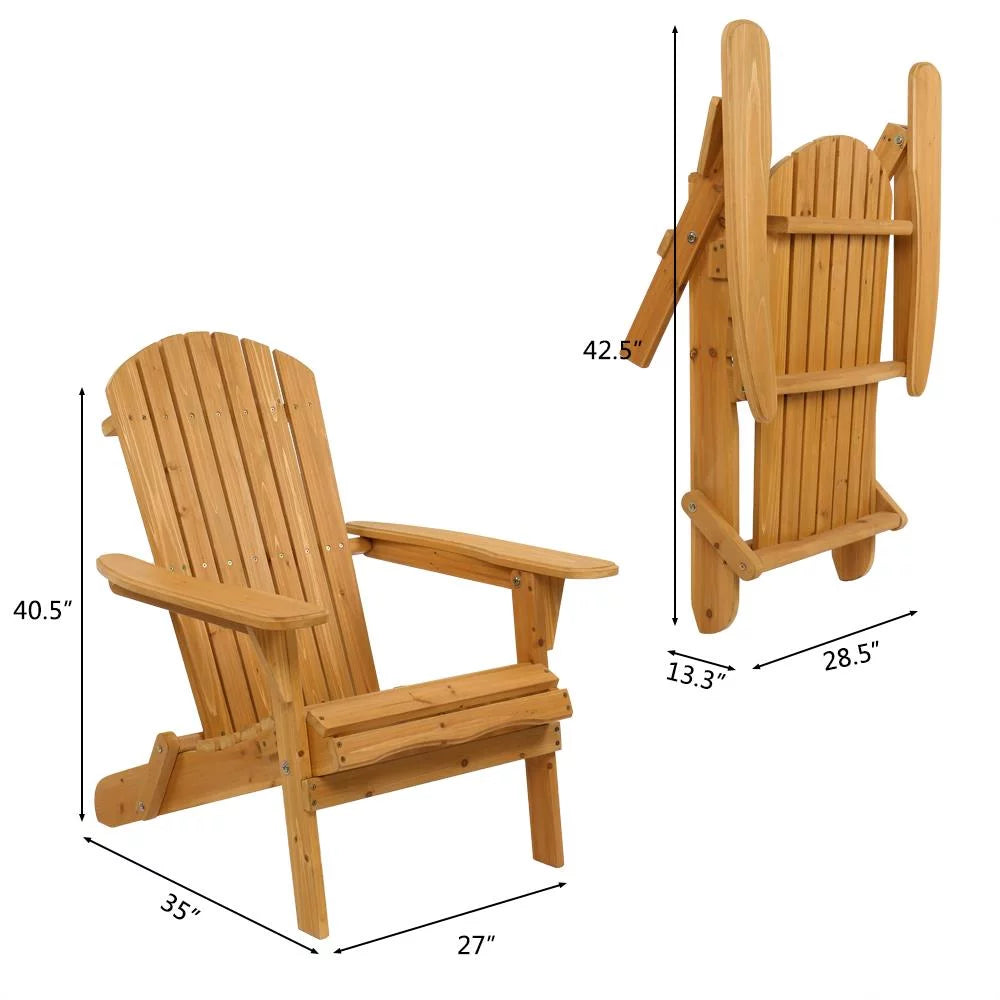 Wooden Folding Adirondack Chair O17156