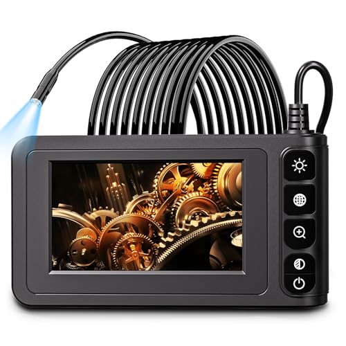 16.5FT Semi-Rigid Cable Endoscope Camera with 4.3'' LCD Screen C46124