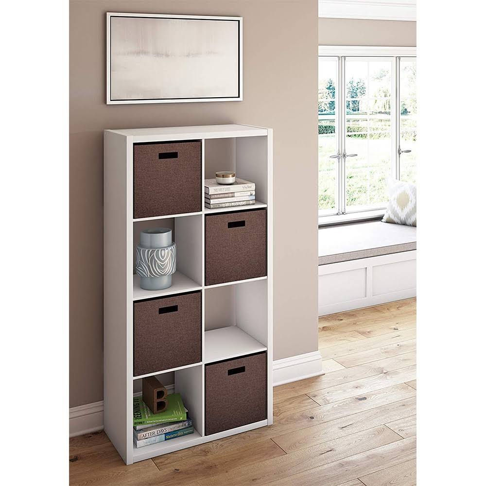 White 8-Cube Storage Organizer (3 Pack) T7343