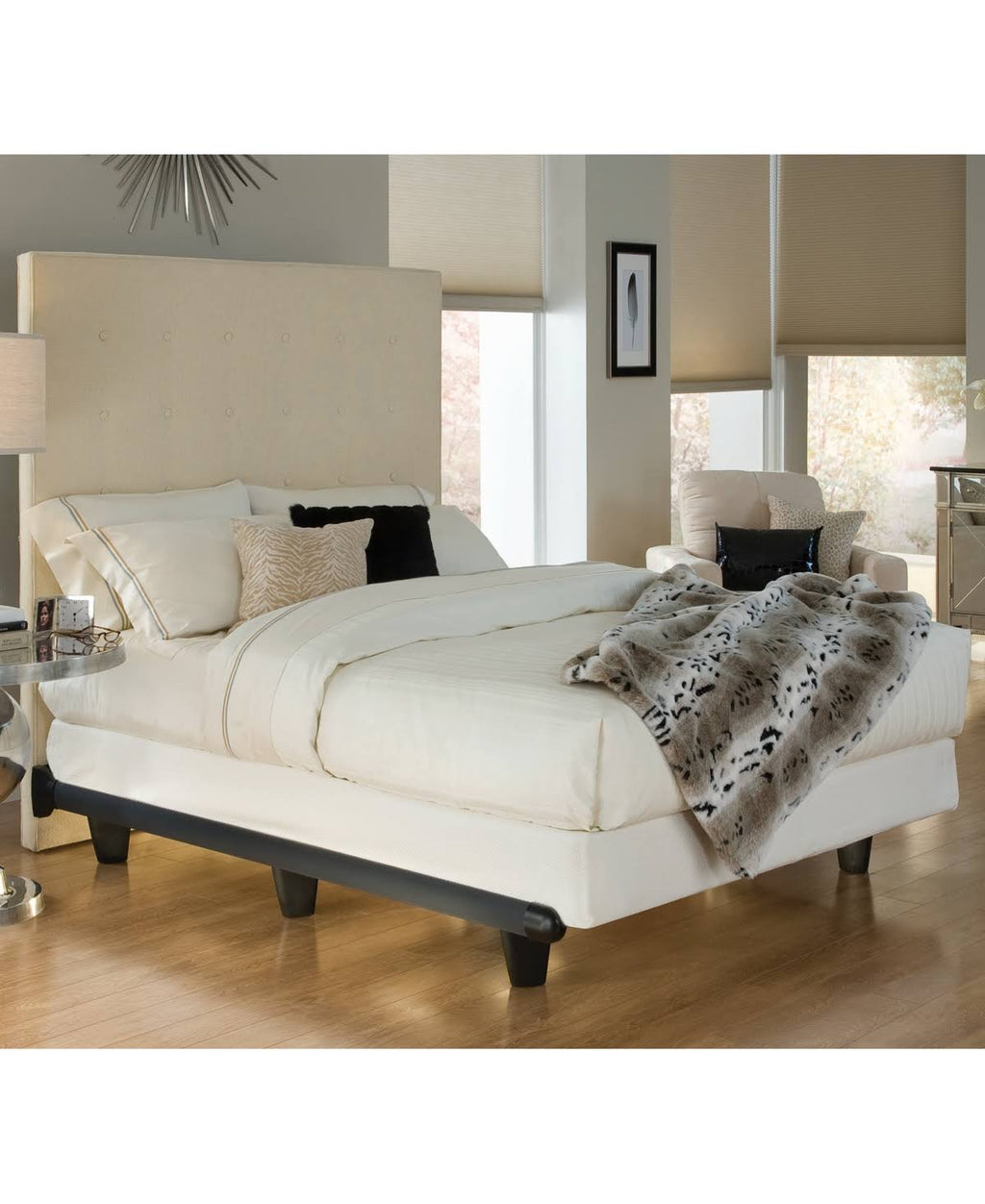California King Bed Frame, Black H25087