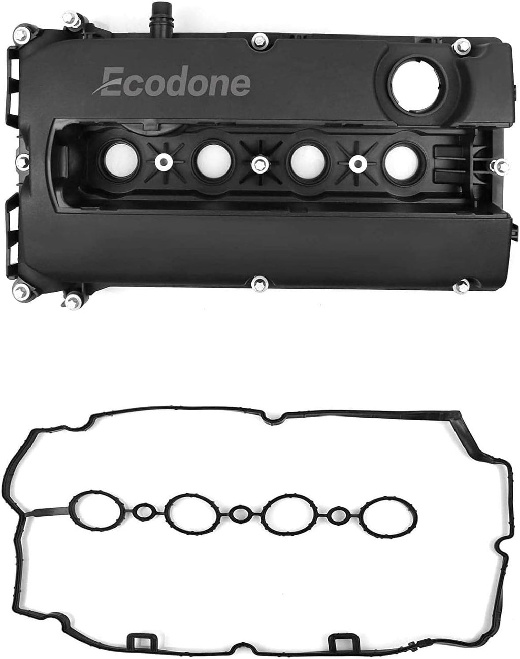 Engine Valve Cover Camshaft Rocker Cover with Bolts & Gasket 1.6L 1.8L Pack of 2 Q62139