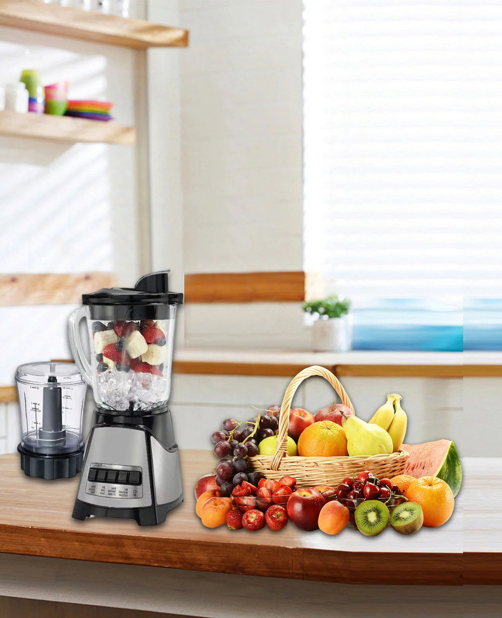 Countertop Blender 12 Functions 40oz Glass Jar Black P247