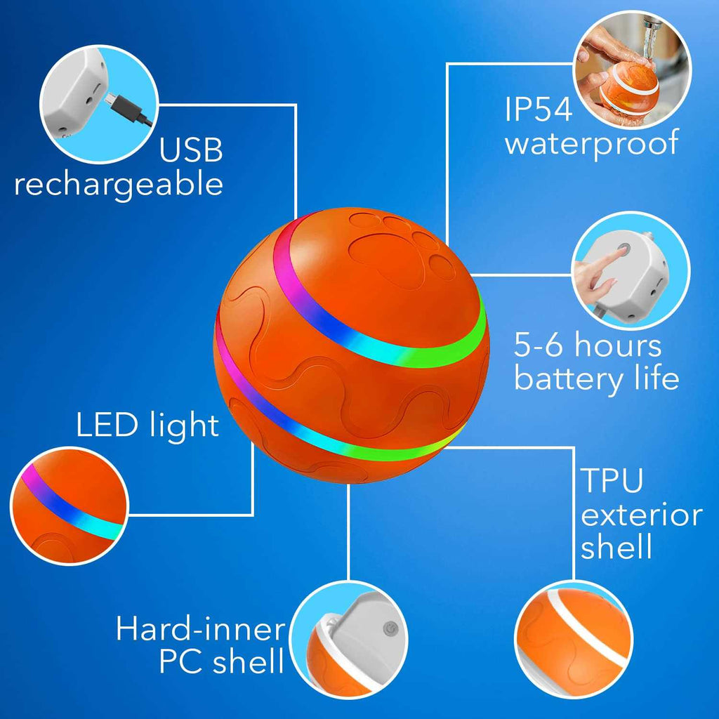 Interactive Dog Toy Ball with Remote Control I15754