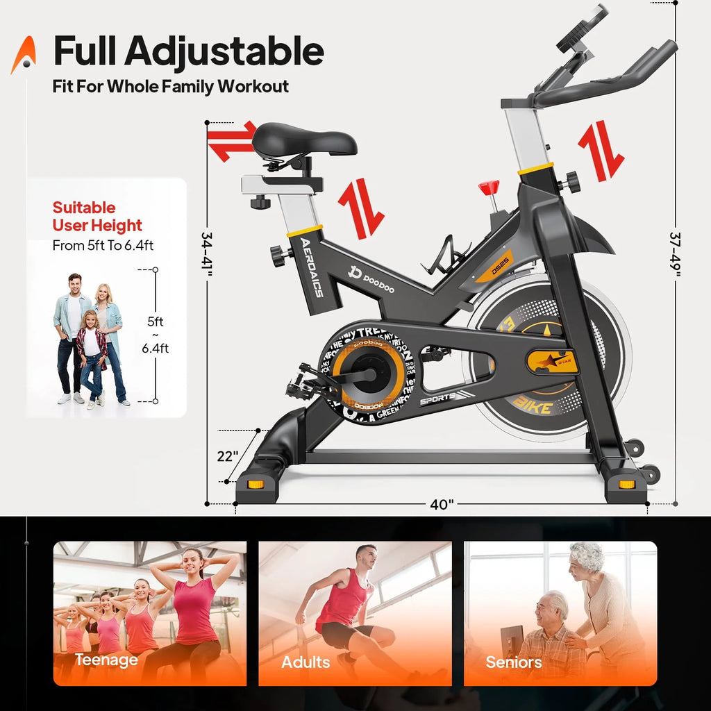 Magnetic Resistance Indoor Cycling Bike E863