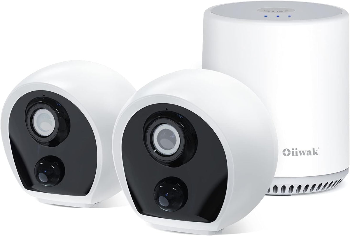 1080P Wireless Security Camera with Night Vision 2 Way Audio (2 Pack) R595885