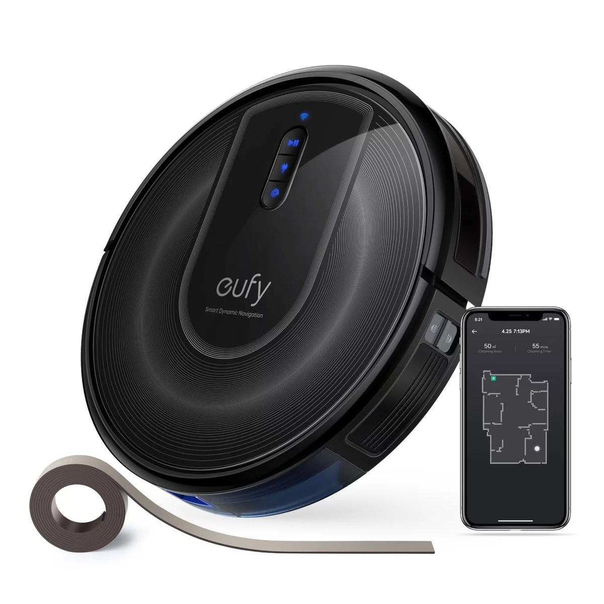 Robot Vacuum with Home Mapping, 2000Pa Suction, Wi-Fi R546018