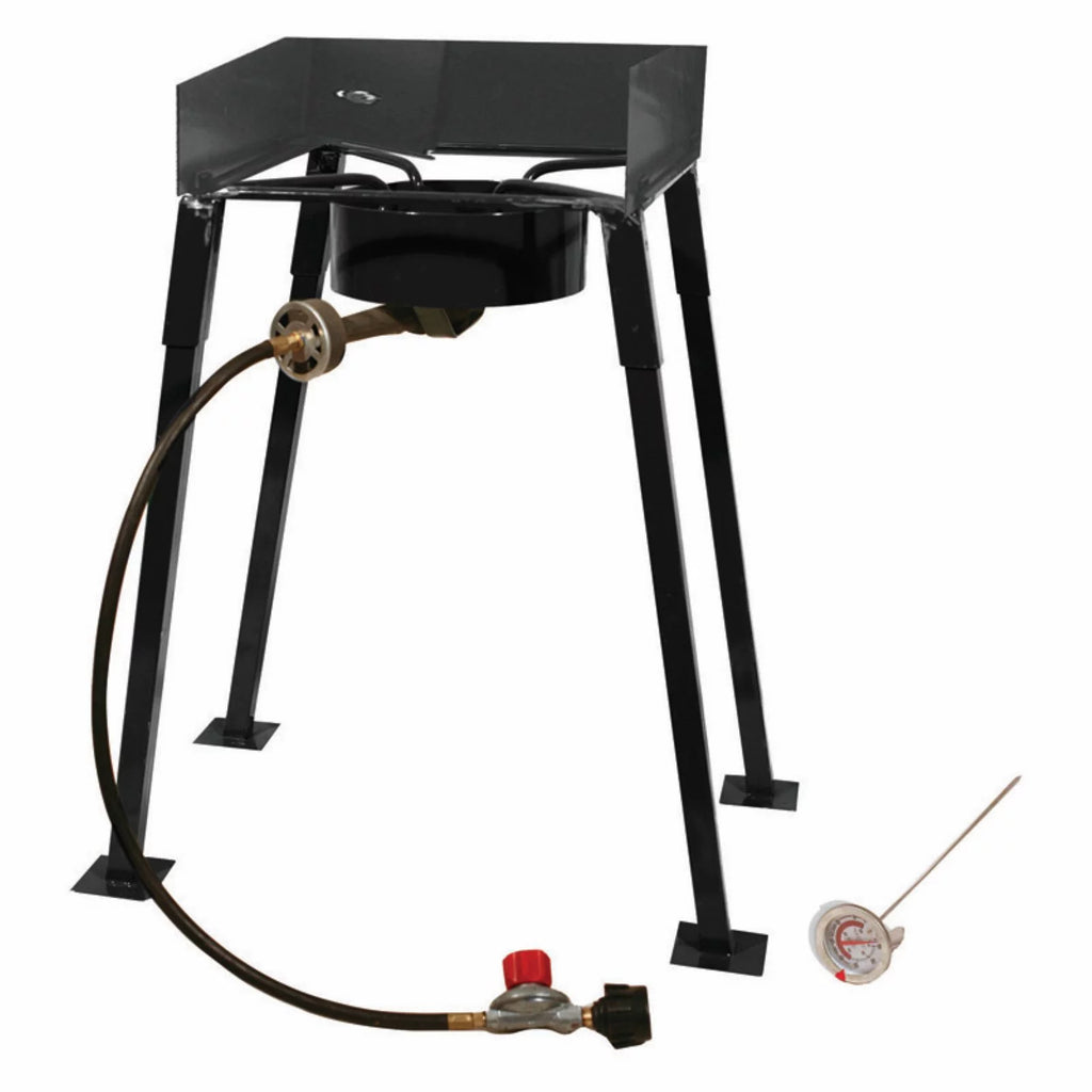 25" Tall Heavy Duty Portable Propane Single Burner Outdoor Cooker Z240