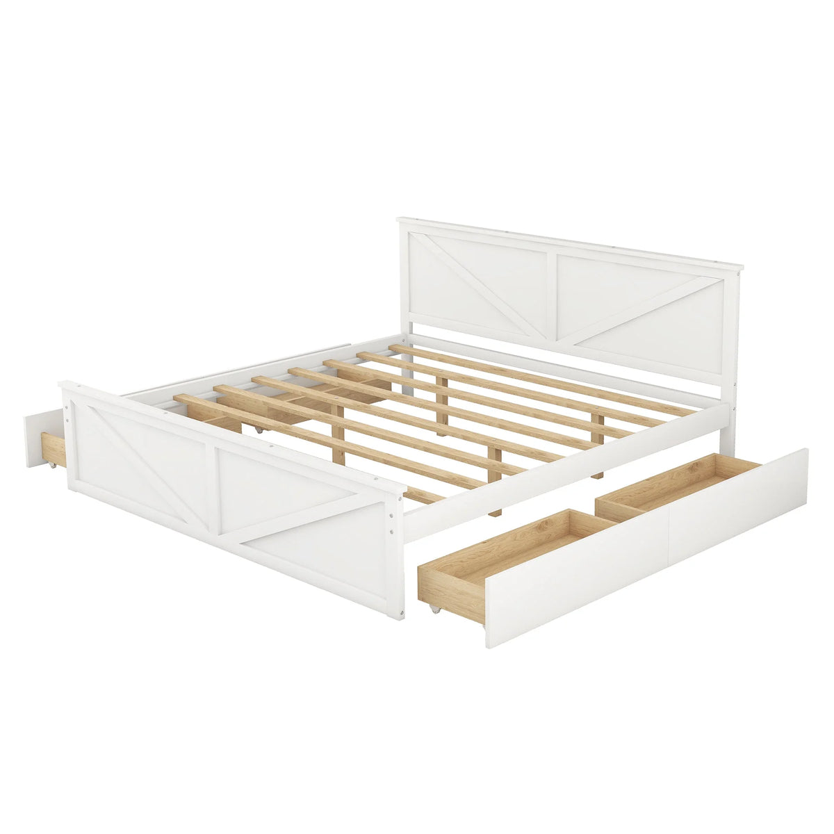 Wooden Platform Bed B141