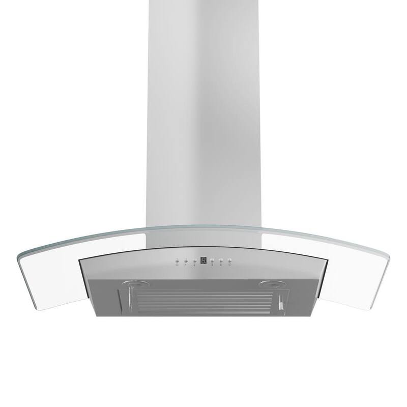 36 in. 400 CFM Convertible Wall Mount Range Hood in Stainless Steel Q583