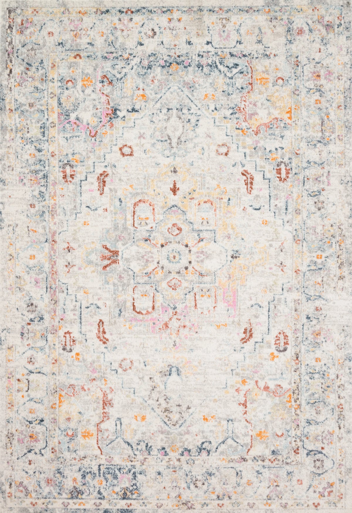 Lt Grey Multi 9'3 x 13' Rug V2207