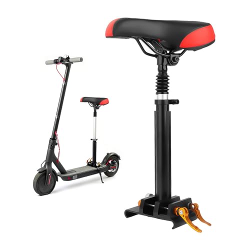 Adjustable Electric Scooter Seat with PU Cushion and Aluminum Rod M4399