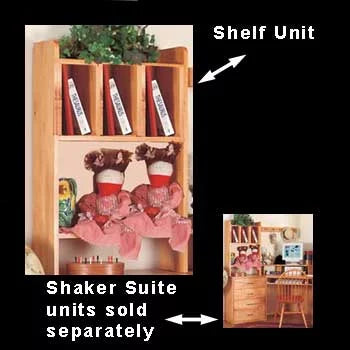 Honey Pine Solid Wood Desktop Shelf Unit T498